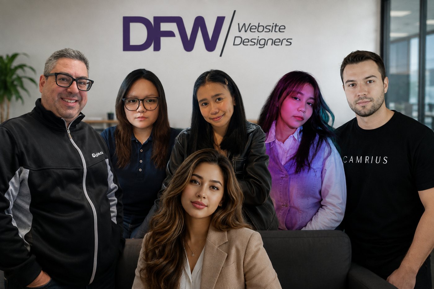 The DFW Website Designers team at their Bedford, Texas office