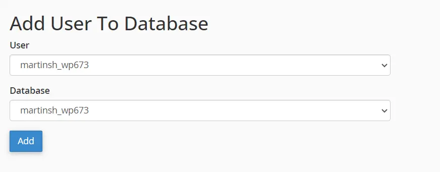 add user to database