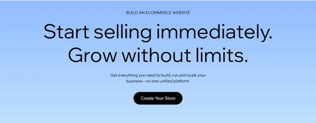 Wix eCommerce