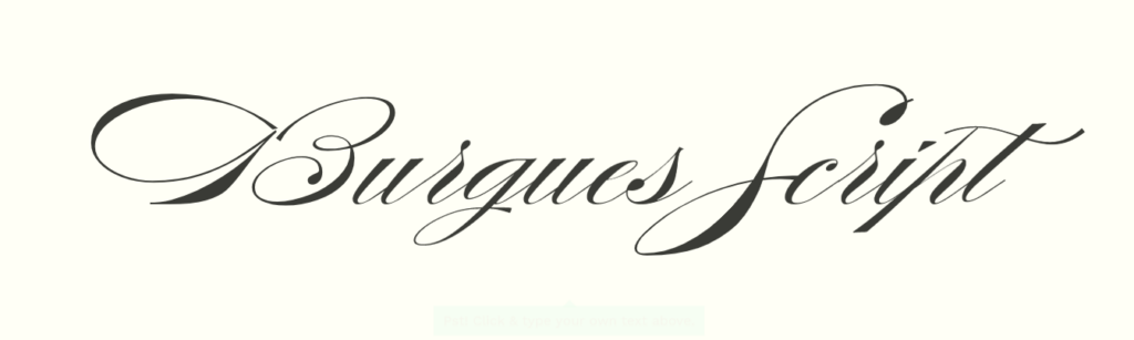 Burgues Script