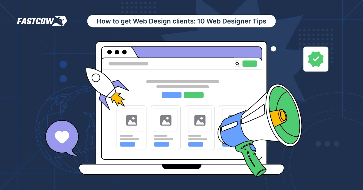 how to get web design clients